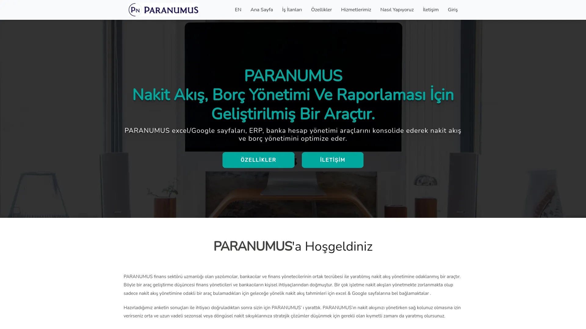 Screenshot of the ParanumuS product page
