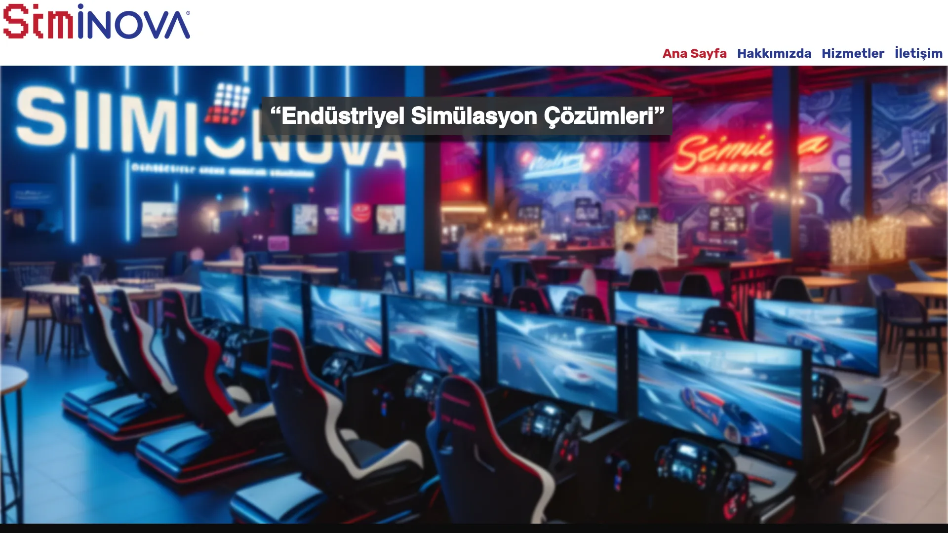 Screenshot of the SimInova product page