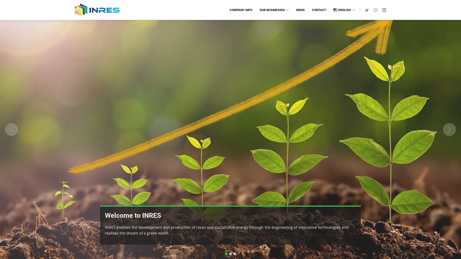 Screenshot of the INRES YENİLİKÇİ YENİLENEBİLİR ENERJİ SİSTEMLERİ product page