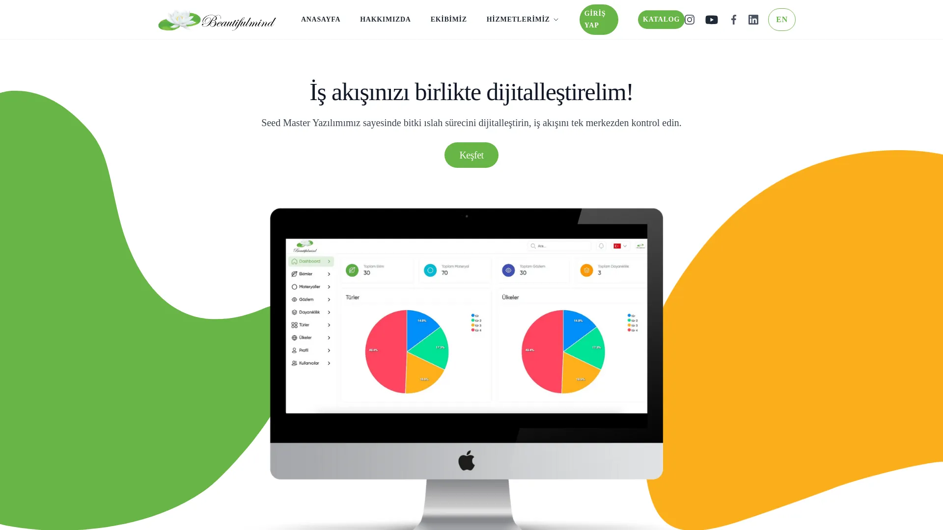 Screenshot of the SeedMASTER product page