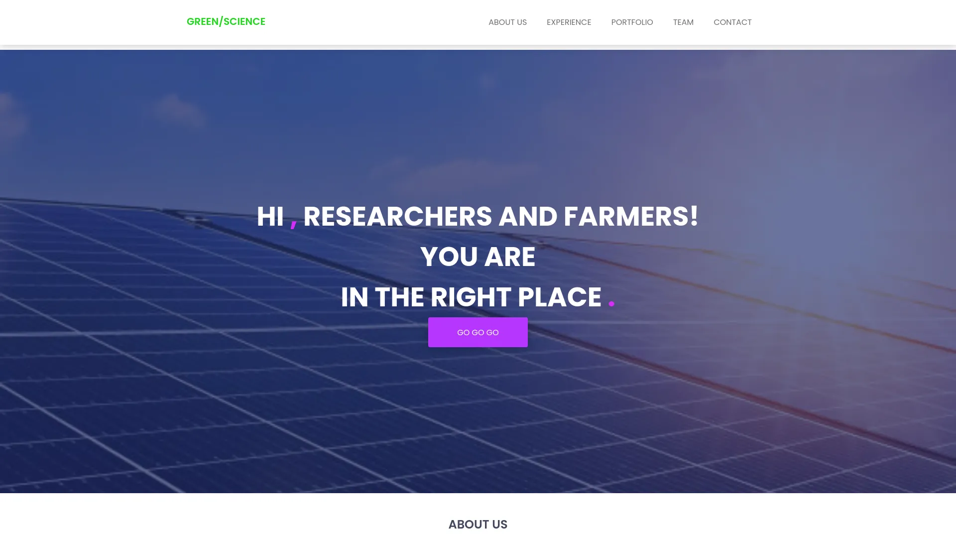 Screenshot of the Robotic SolarTracker product page