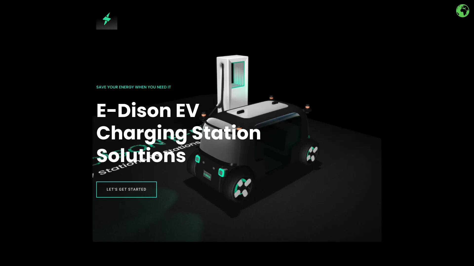 Screenshot of the E-Dison AI product page