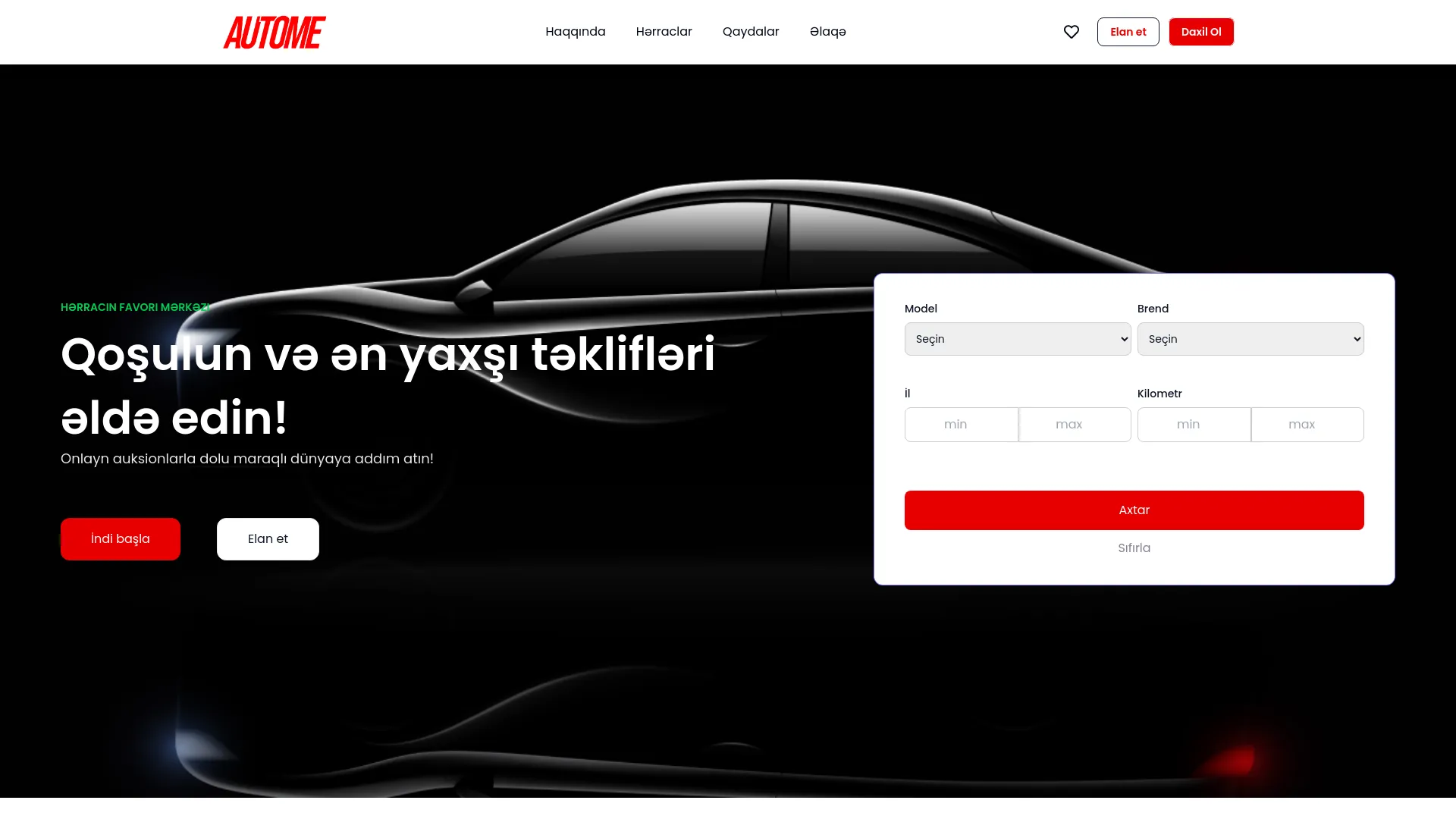 Screenshot of the AutomeGreen product page