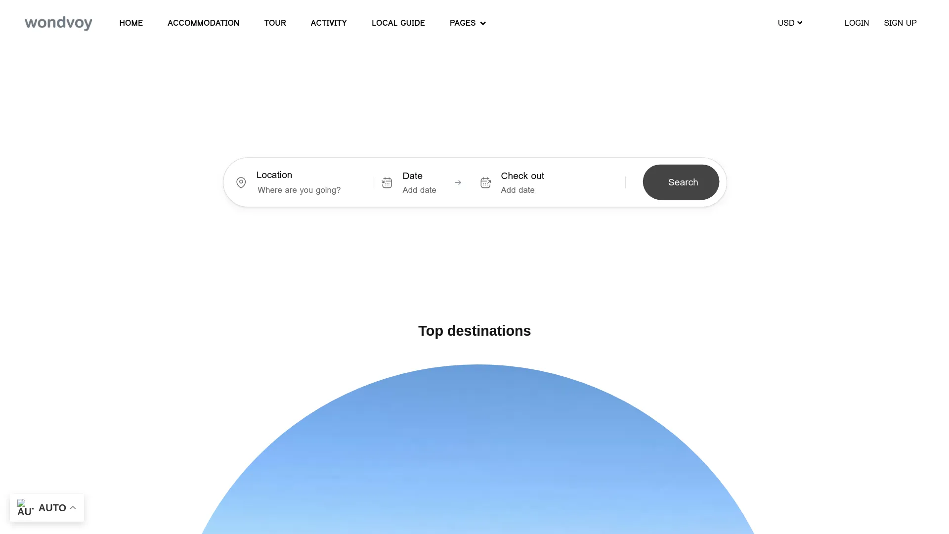 Screenshot of the Wondvoy product page