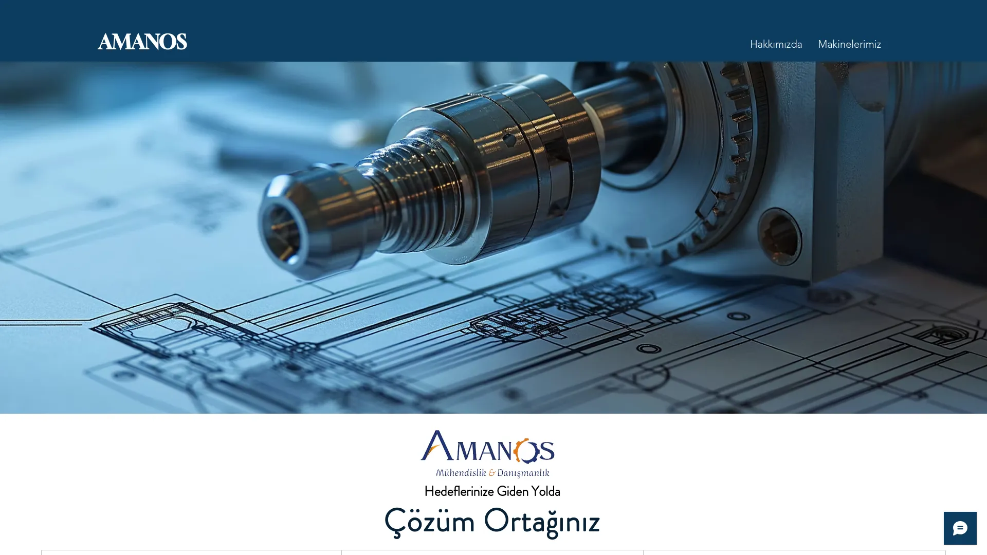 Screenshot of the AMANOS product page