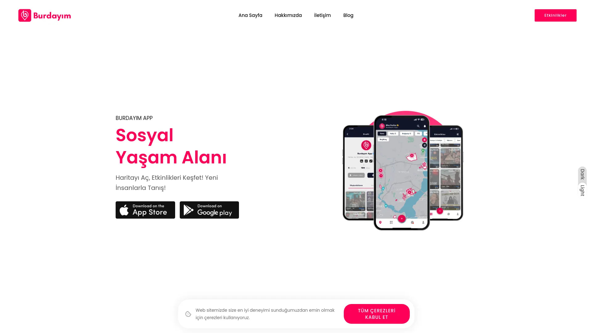 Screenshot of the Burdayim App product page