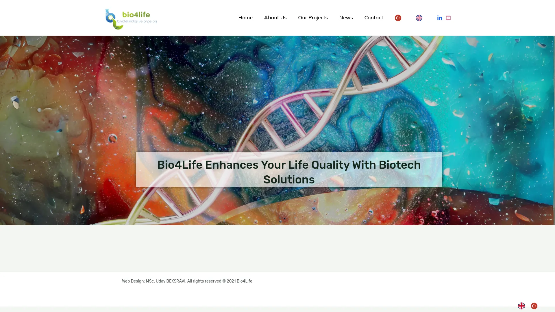 Screenshot of the Bio4Life product page