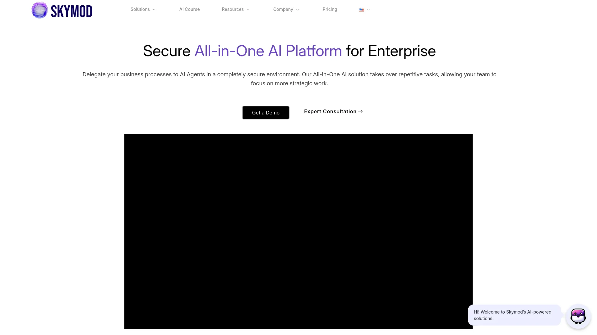 Screenshot of the SKYMOD product page